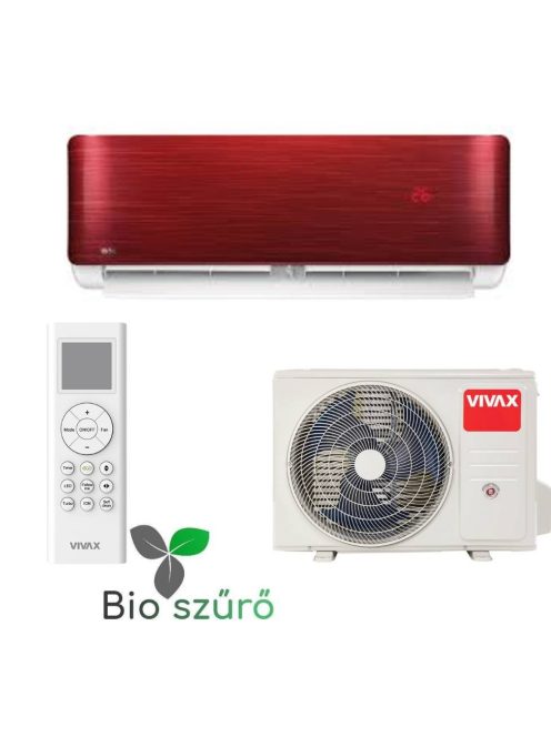 VIVAX R+ DESIGN RED 3,81kW, ACP-12CH35AERI+ RED R32 